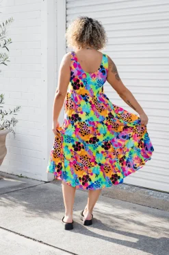 Ronnie Maxi Dress in Messy Mind by Kasey Rainbow