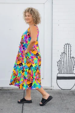 Ronnie Maxi Dress in Messy Mind by Kasey Rainbow