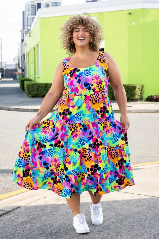 Ronnie Maxi Dress in Messy Mind by Kasey Rainbow