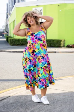 Ronnie Maxi Dress in Messy Mind by Kasey Rainbow