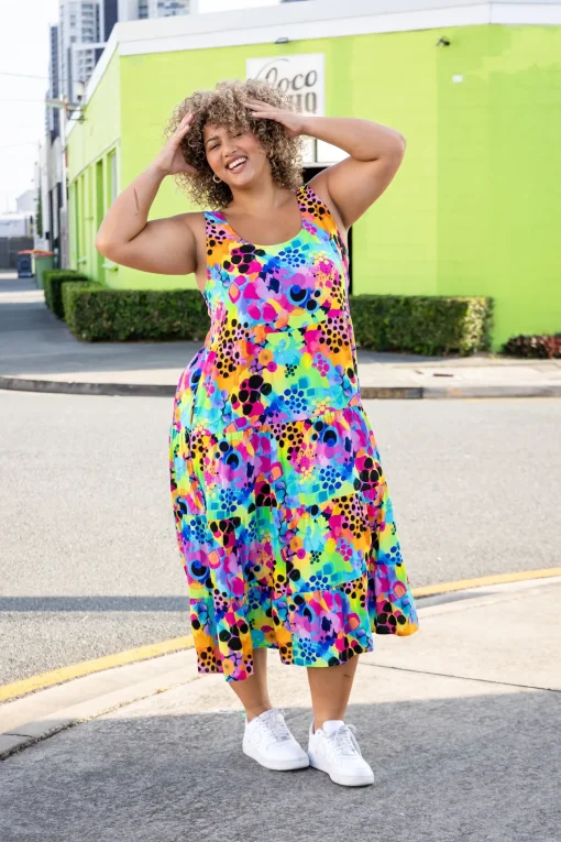 Ronnie Maxi Dress in Messy Mind by Kasey Rainbow