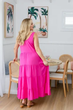 Ronnie Maxi Dress in Pink