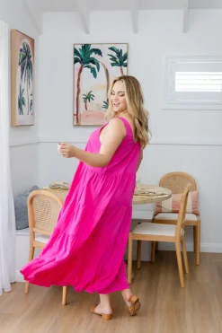 Ronnie Maxi Dress in Pink