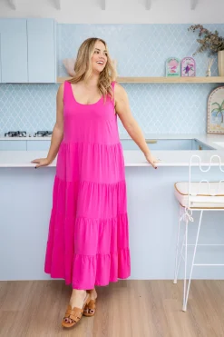 Ronnie Maxi Dress in Pink
