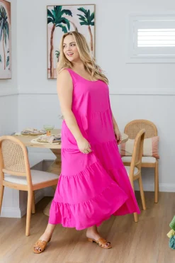 Ronnie Maxi Dress in Pink