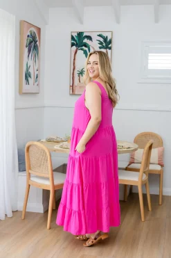 Ronnie Maxi Dress in Pink