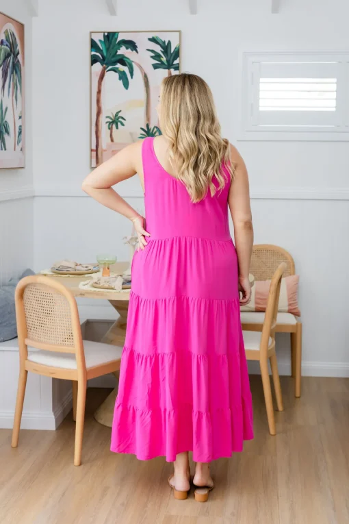 Ronnie Maxi Dress in Pink