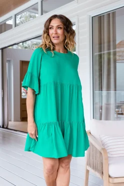 Sadie Dress in Green