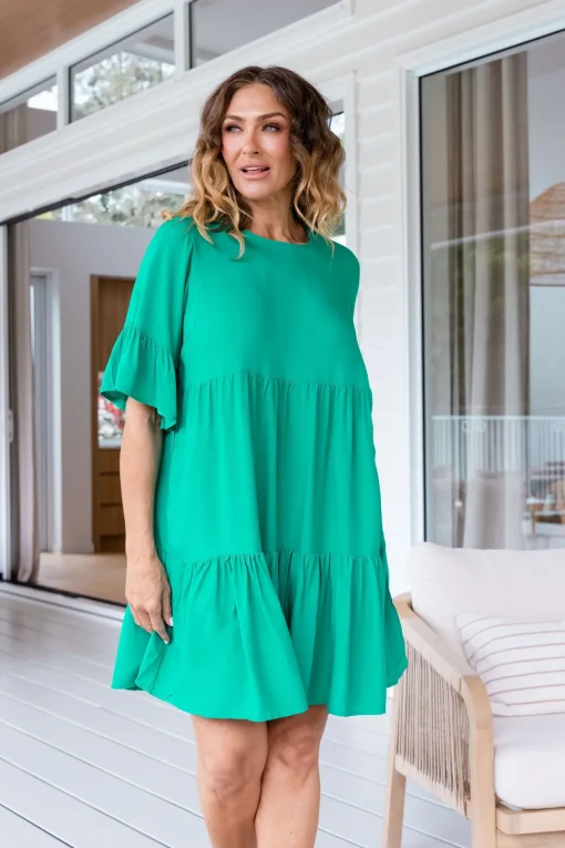 Sadie Dress in Green