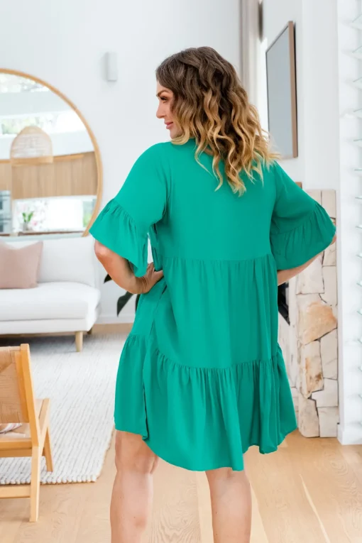 Sadie Dress in Green