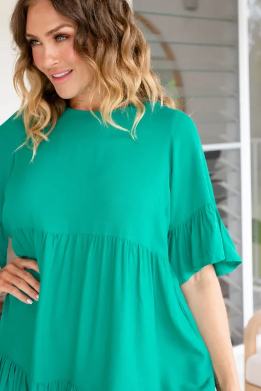 Sadie Dress in Green