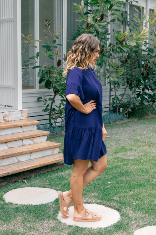 Sadie Dress in Navy