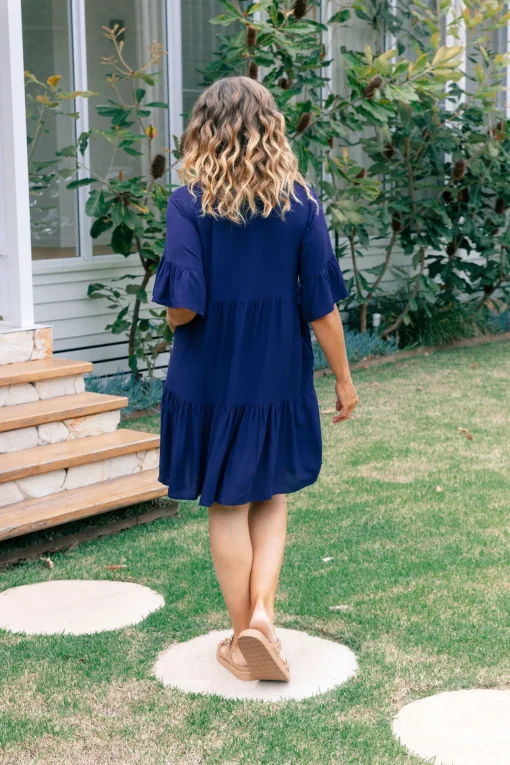 Sadie Dress in Navy