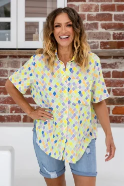 Samara Shirt in Diced