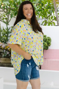 Samara Shirt in Diced