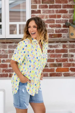 Samara Shirt in Diced