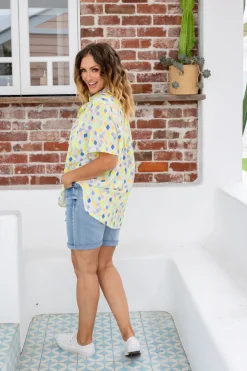 Samara Shirt in Diced