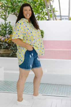 Samara Shirt in Diced