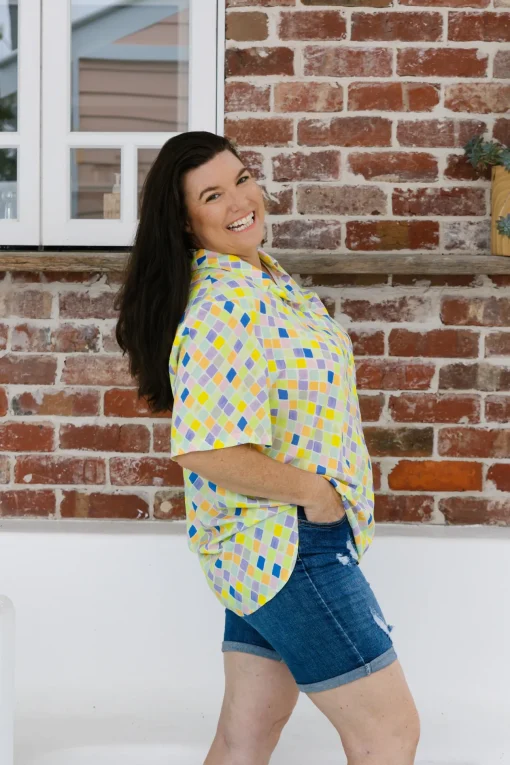 Samara Shirt in Diced