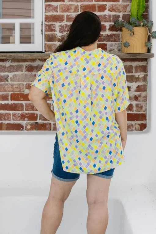 Samara Shirt in Diced