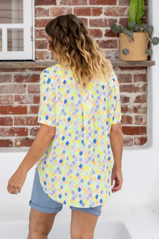 Samara Shirt in Diced