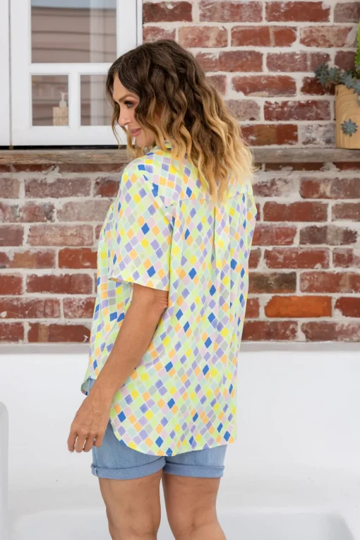 Samara Shirt in Diced