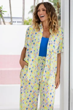 Samara Shirt in Diced