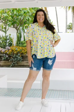 Samara Shirt in Diced