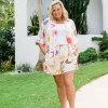 Shelley Bamboo Blend Shorts in Crabby Patty