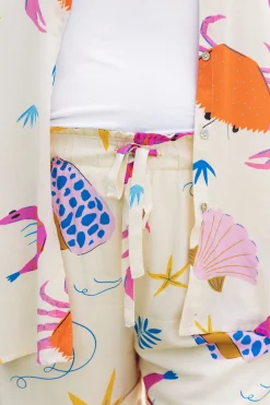 Shelley Bamboo Blend Shorts in Crabby Patty