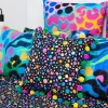 Sleep Bright Black Pebble Pom Pom Filled Cushion by Kasey Rainbow