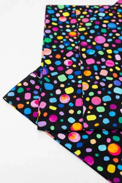 Sleep Bright Black Pebble Sheet Set by Kasey Rainbow