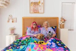 Sleep Bright Electric Leopard Quilt Cover Set by Kasey Rainbow