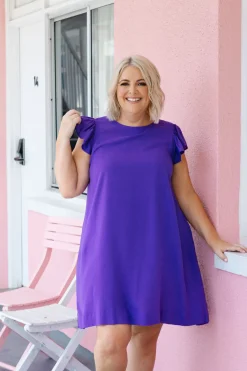Stevie Dress in Purple