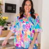 Tammin Shirt in Peachy Keen by Kasey Rainbow