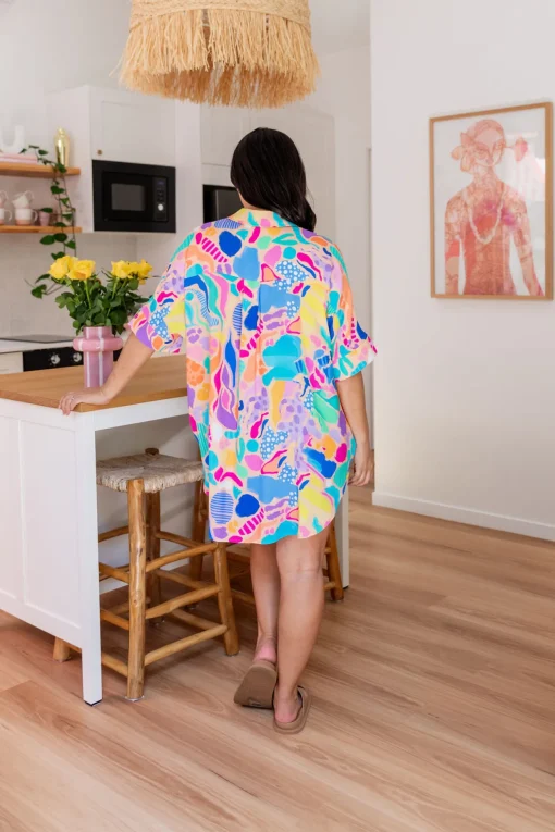 Tammin Shirt in Peachy Keen by Kasey Rainbow