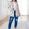 Tammy Linen Blend Blazer in Rose Fleur