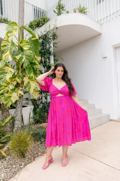 Tina Dress in Summer Floral by Kasey Rainbow