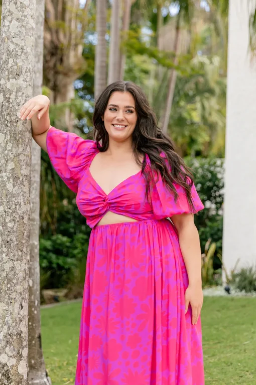 Tina Dress in Summer Floral by Kasey Rainbow