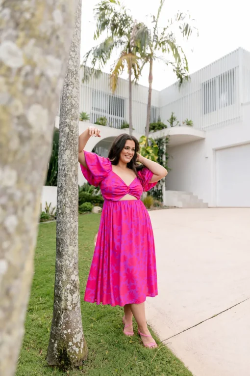 Tina Dress in Summer Floral by Kasey Rainbow