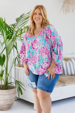 *UNICORN* Amira Blouse in Destiny Print