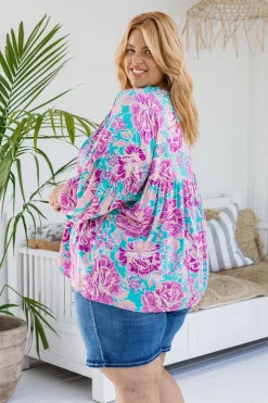 *UNICORN* Amira Blouse in Destiny Print