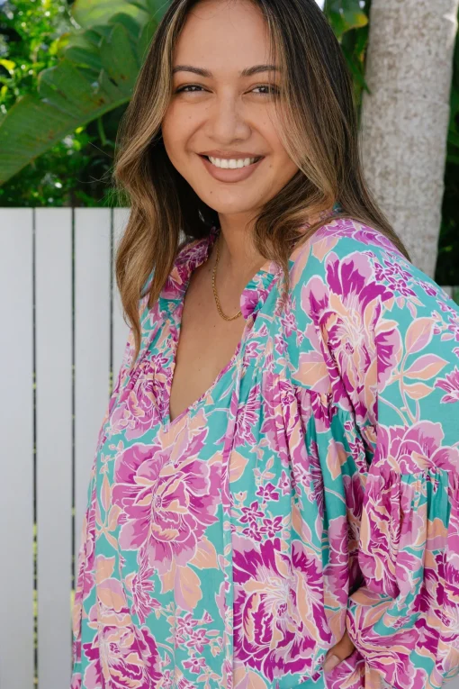 *UNICORN* Amira Blouse in Destiny Print