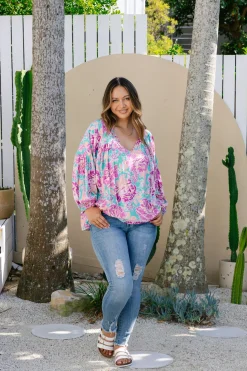 *UNICORN* Amira Blouse in Destiny Print