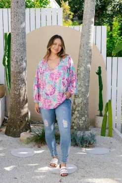*UNICORN* Amira Blouse in Destiny Print