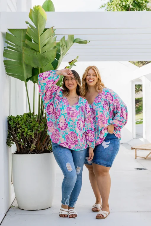 *UNICORN* Amira Blouse in Destiny Print