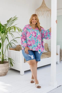 *UNICORN* Amira Blouse in Destiny Print