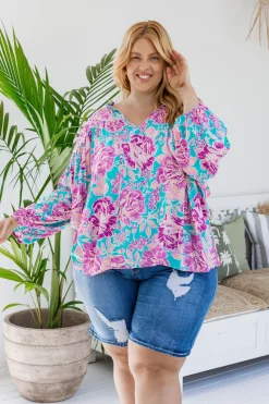 *UNICORN* Amira Blouse in Destiny Print