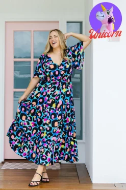 *UNICORN* Bonnie Dress in Kasey Leopard by Kasey Rainbow