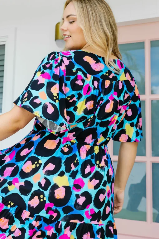 *UNICORN* Bonnie Dress in Kasey Leopard by Kasey Rainbow